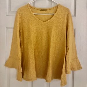 Yellow/Gold Flowy Top